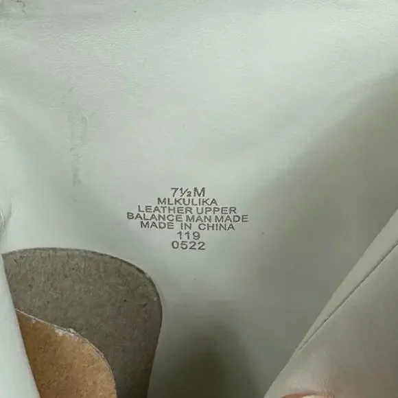 New Marc Fisher LTD Kulika Pointed Toe Bootie in Ivory Leather Women's Size 7.5 - Picture 8 of 9